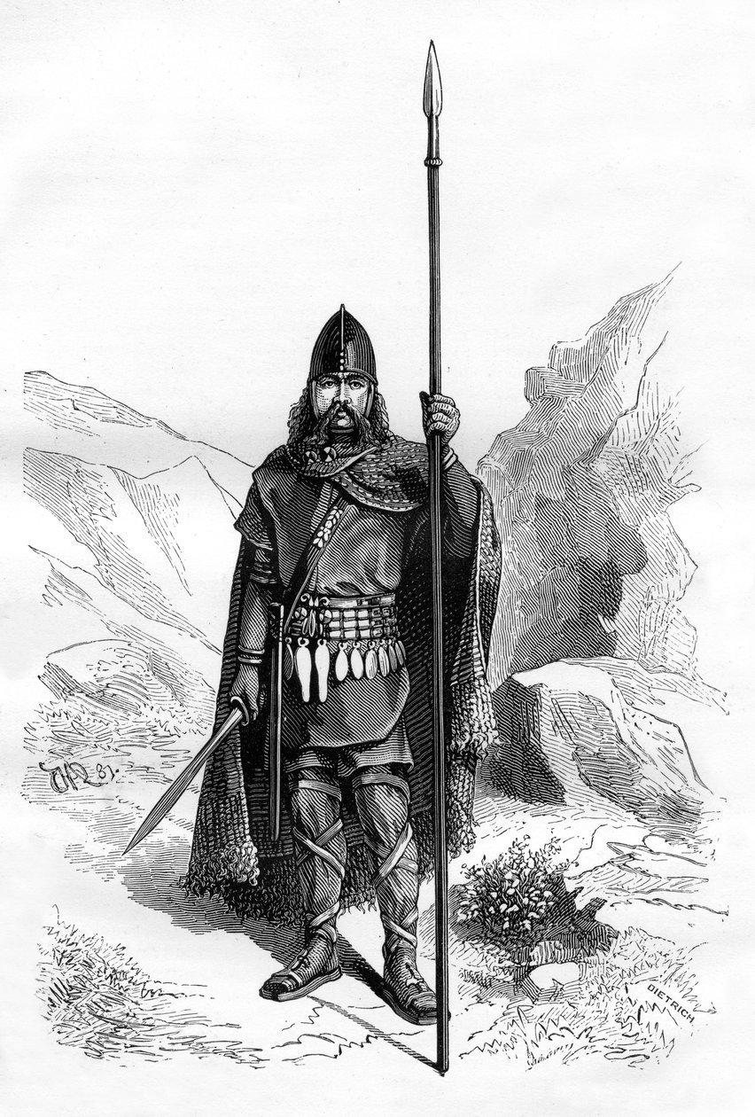 Frank şefi, c5. yüzyıl 1882-1884. by Dietrich