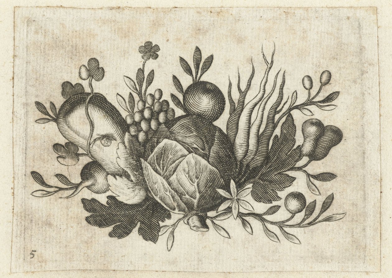 Festoen van Vrutten Seyahat için kullanışlı küçük meyve kitabı (seri başlığı) by Dietrich Krüger (attributed to)