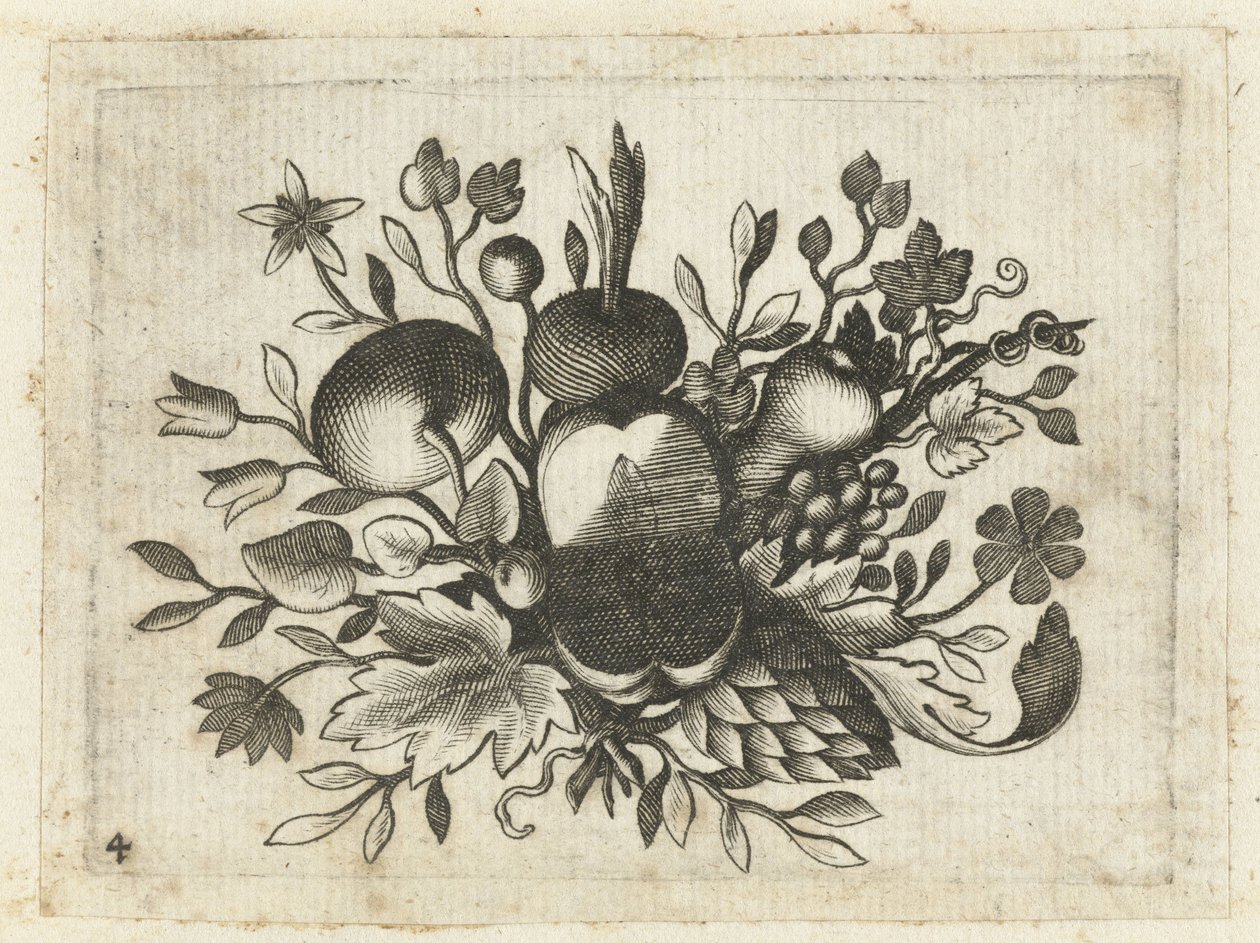 Festoen van Vrutten Seyahat için kullanışlı küçük meyve kitabı (seri başlığı) by Dietrich Krüger (attributed to)