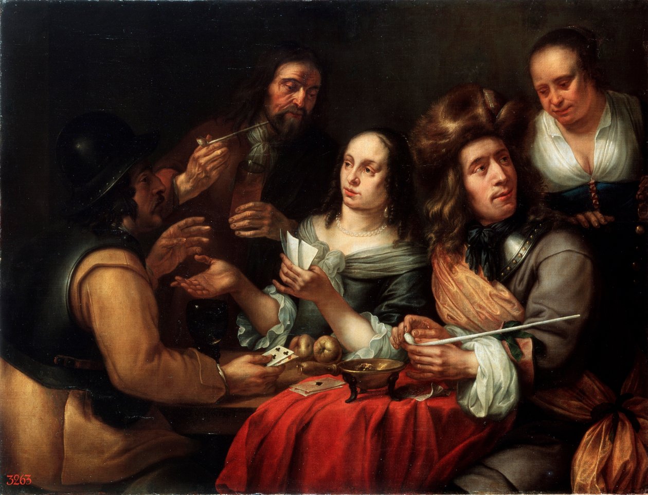 Kart Oyunu, 17. yüzyıl by Dingeman van der Hagen
