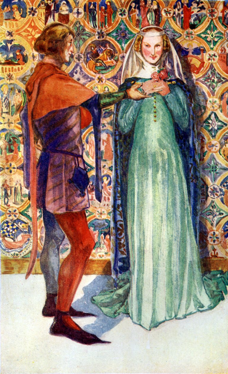 Imyambarire ya couple ku ngoma ya Edward I (1272-1307) by Dion Clayton Calthrop