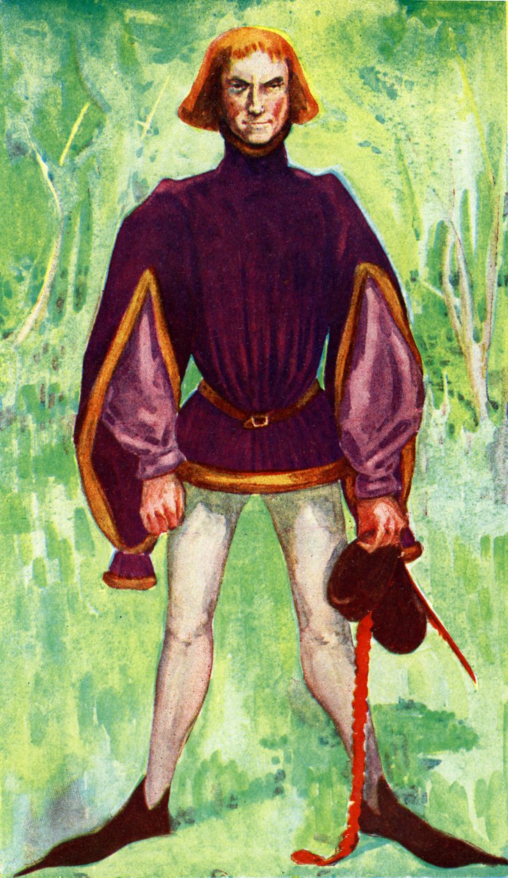 Man s costume in reign of Edward IV (1461- 1483) by Dion Clayton Calthrop