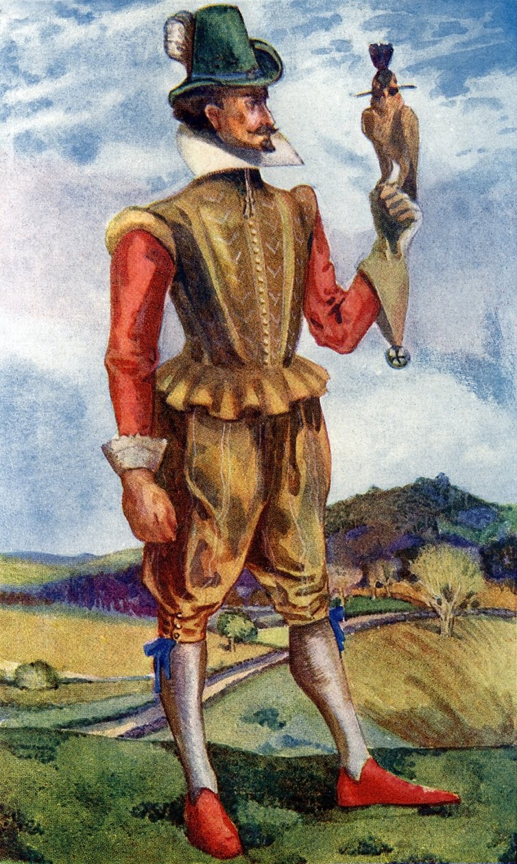 Man s costume in reign of James I (1603-1625) by Dion Clayton Calthrop