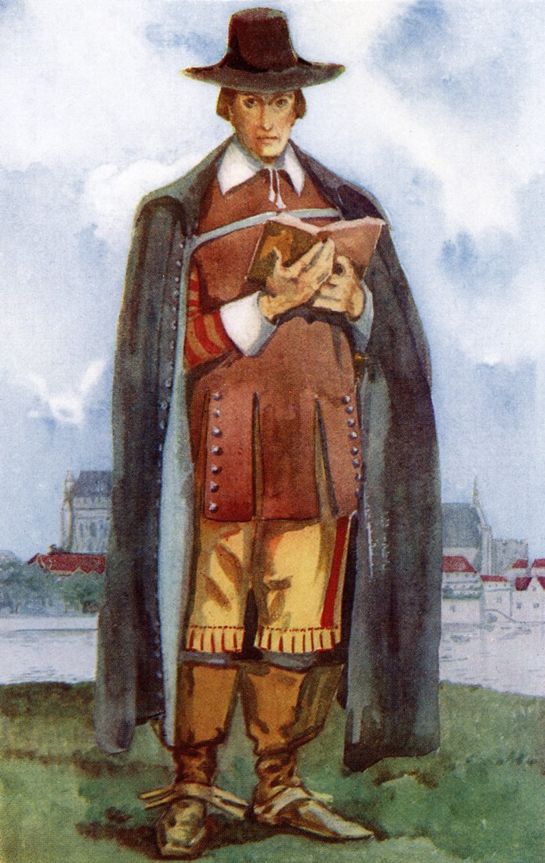 Man s costume in reign of the Cromwells (1649-1660) by Dion Clayton Calthrop