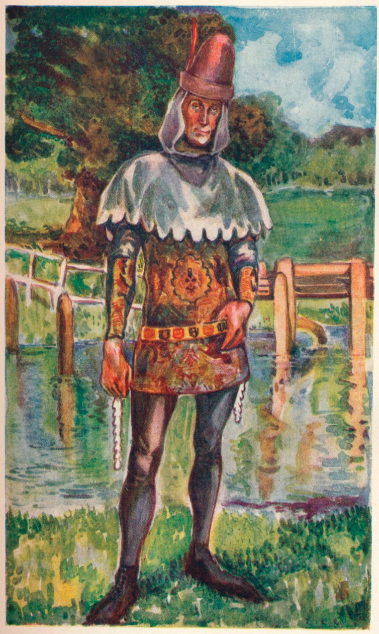 Edward III Zamanının Bir Adamı, 1907 by Dion Clayton Calthrop