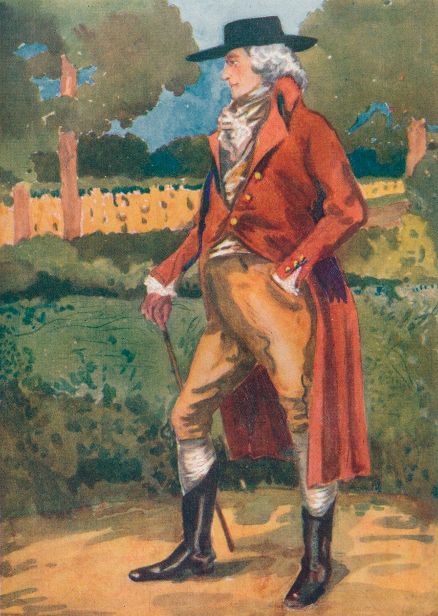 George III Zamanının Bir Adamı, 1907 by Dion Clayton Calthrop