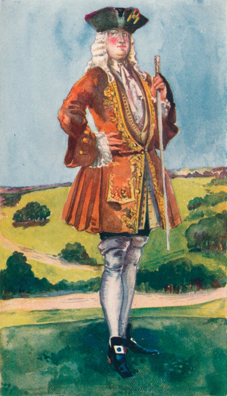 George I Zamanının Bir Adamı, 1907 by Dion Clayton Calthrop