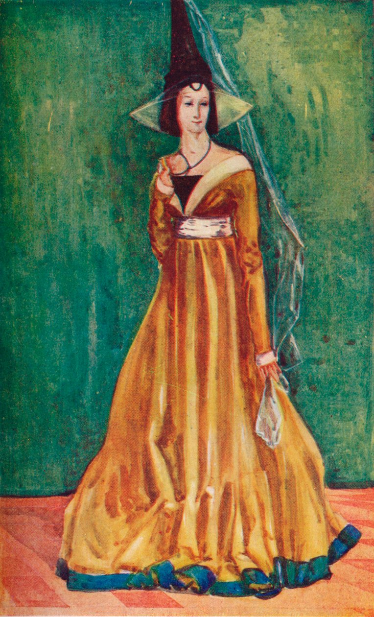 IV. Edward Döneminde Bir Kadın, 1907 by Dion Clayton Calthrop