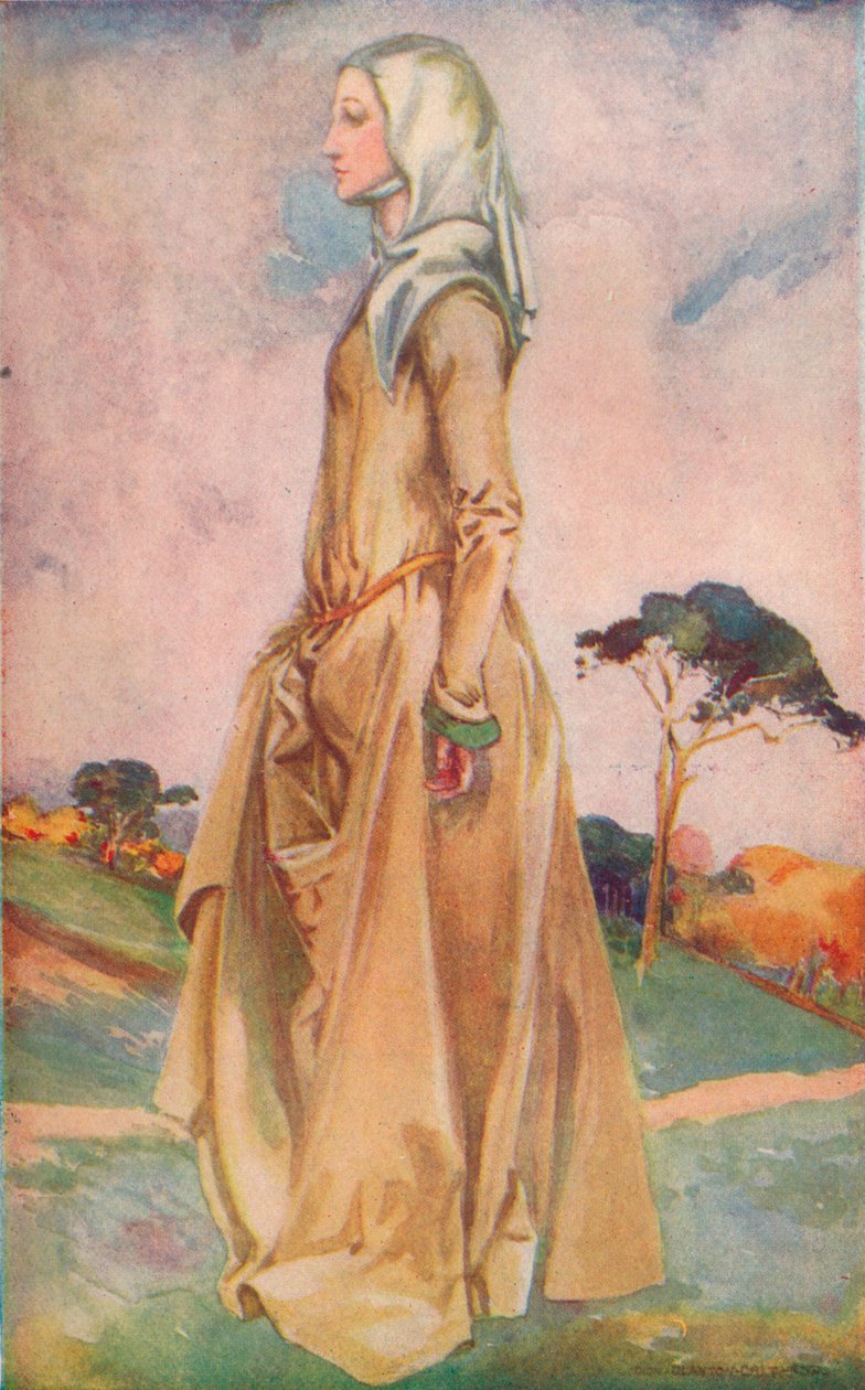 Henry II Zamanının Bir Kadını, 1907 by Dion Clayton Calthrop