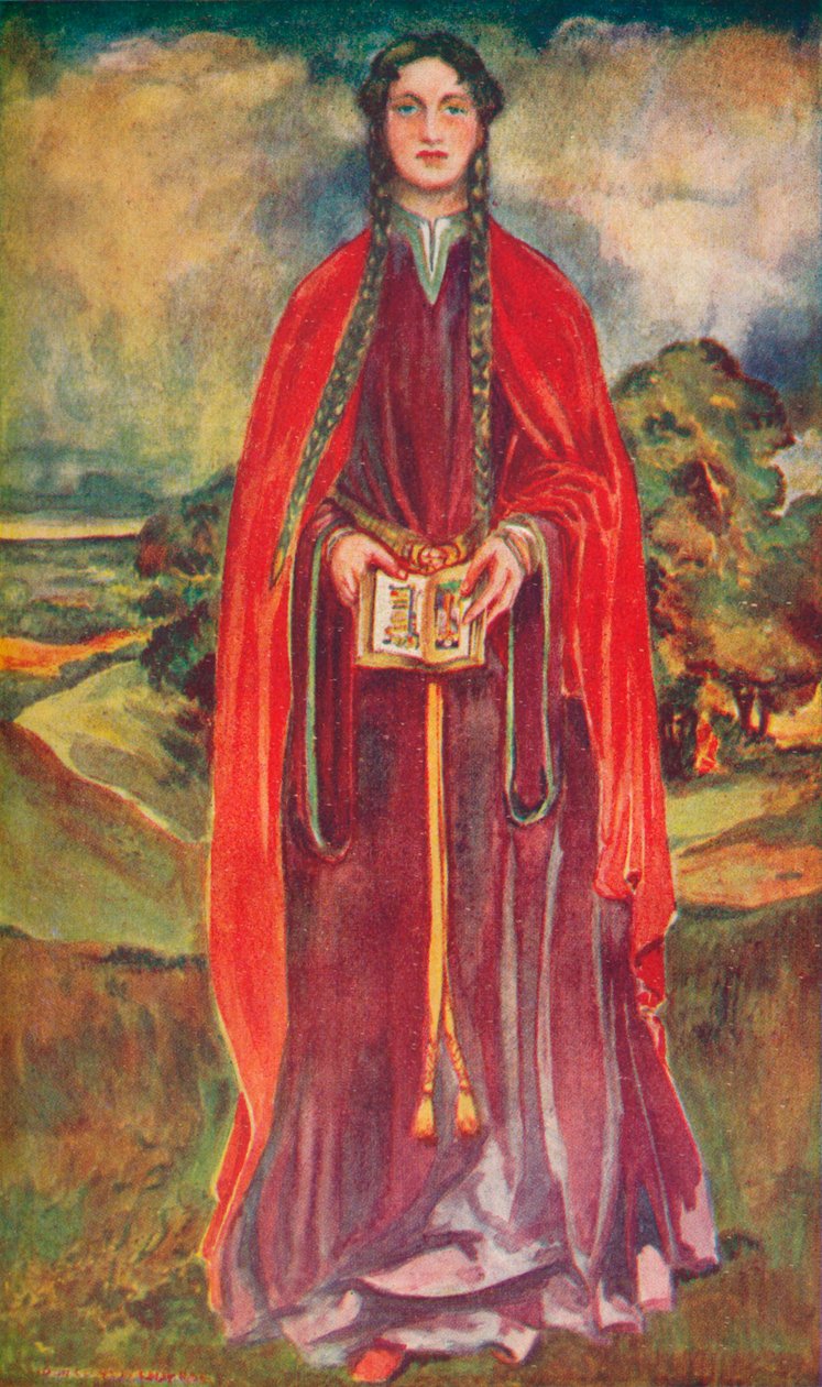 Henry I Zamanının Bir Kadını, 1907 by Dion Clayton Calthrop