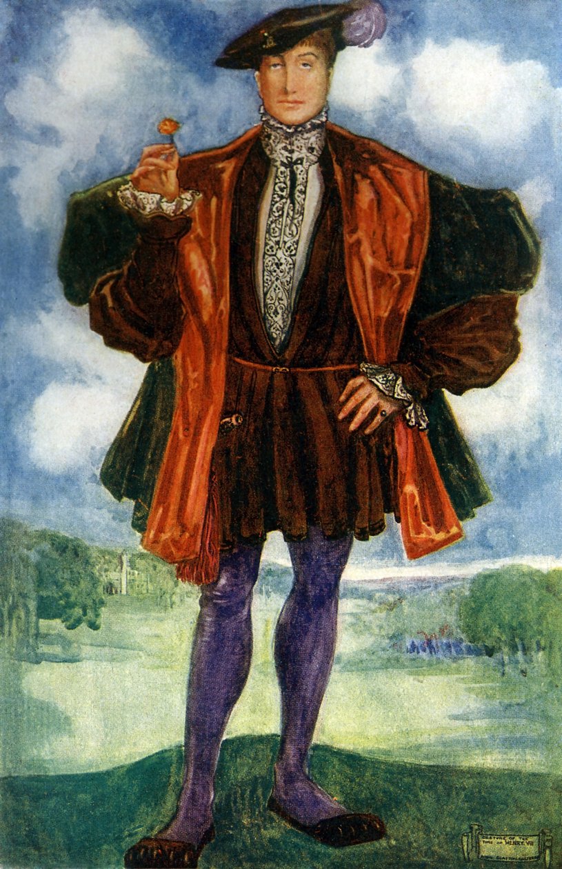 Imyambarire yumugore ku ngoma ya Richard III (1483-1485) by Dion Clayton Calthrop