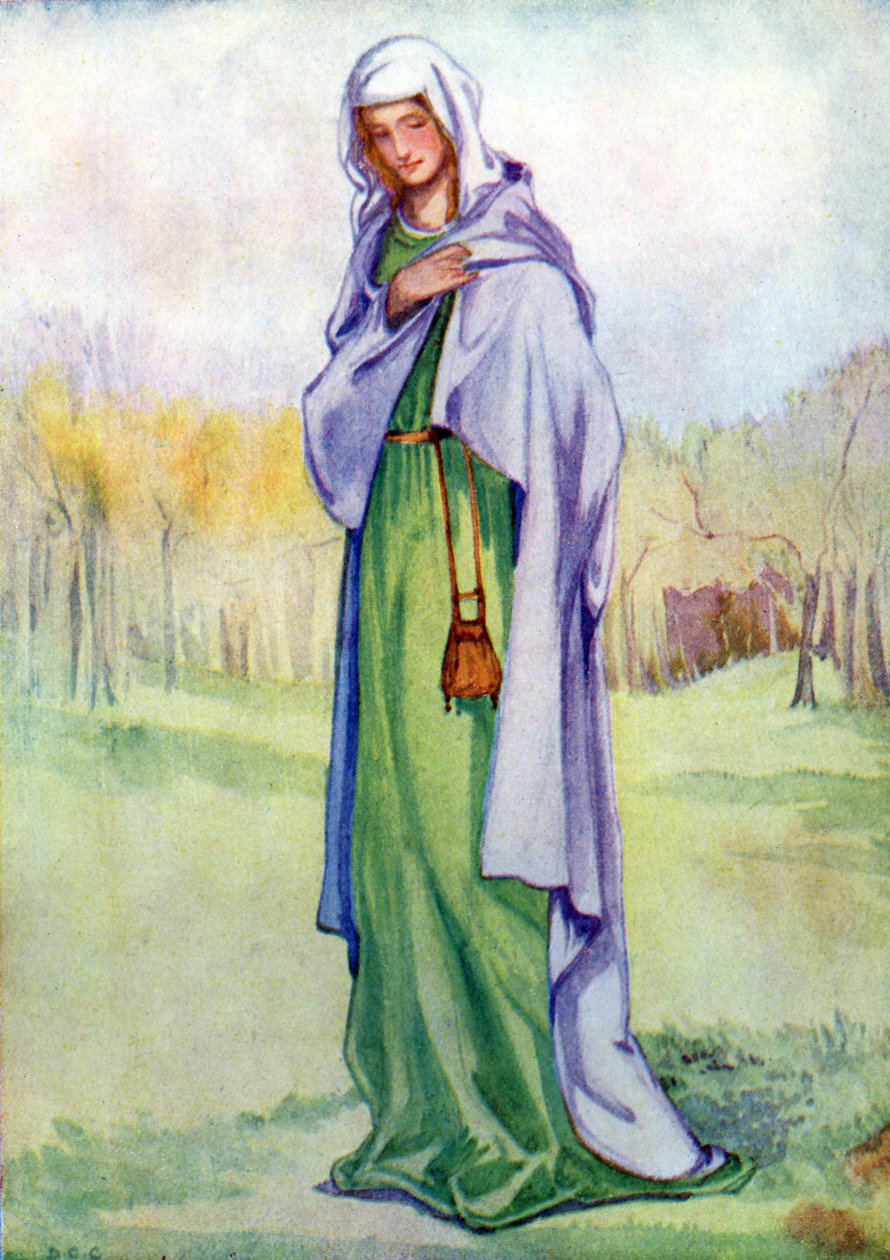 Woman s costume in reign of Henry III by Dion Clayton Calthrop