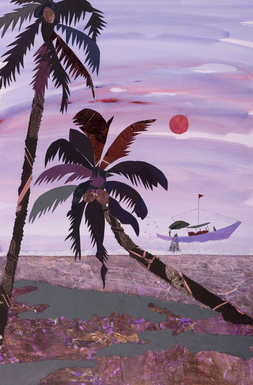 Balıkçılık, 2020 (kolaj) by Dione Verulam