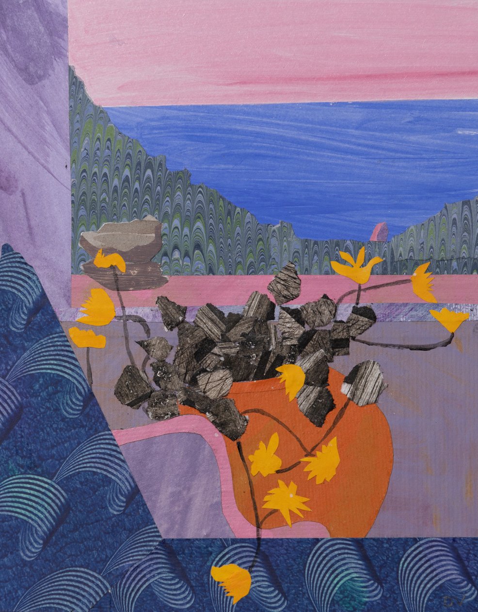 Cennette Dinlenmek (kolaj) by Dione Verulam