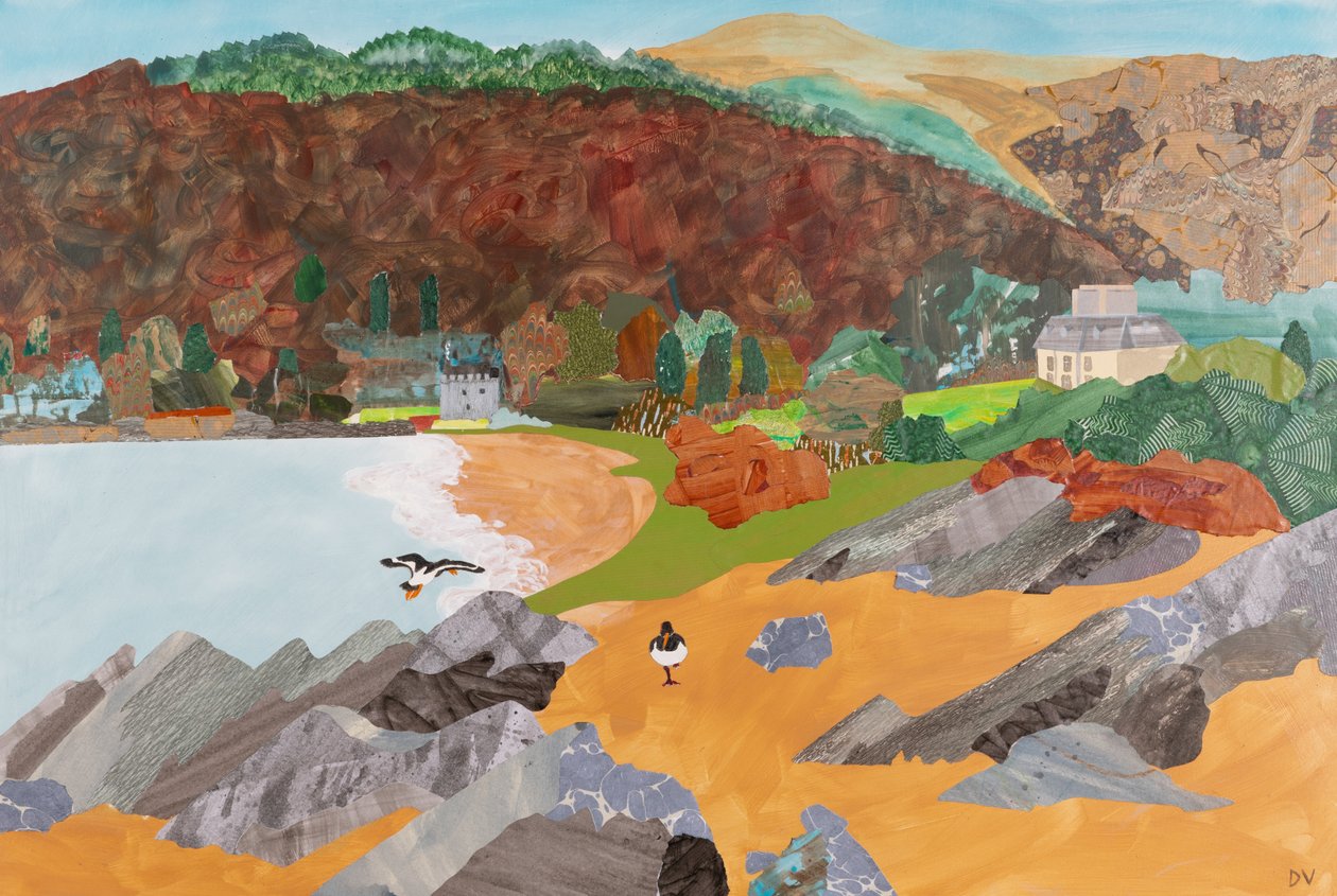 Saddell, Mull of Kintyre (kolaj) by Dione Verulam