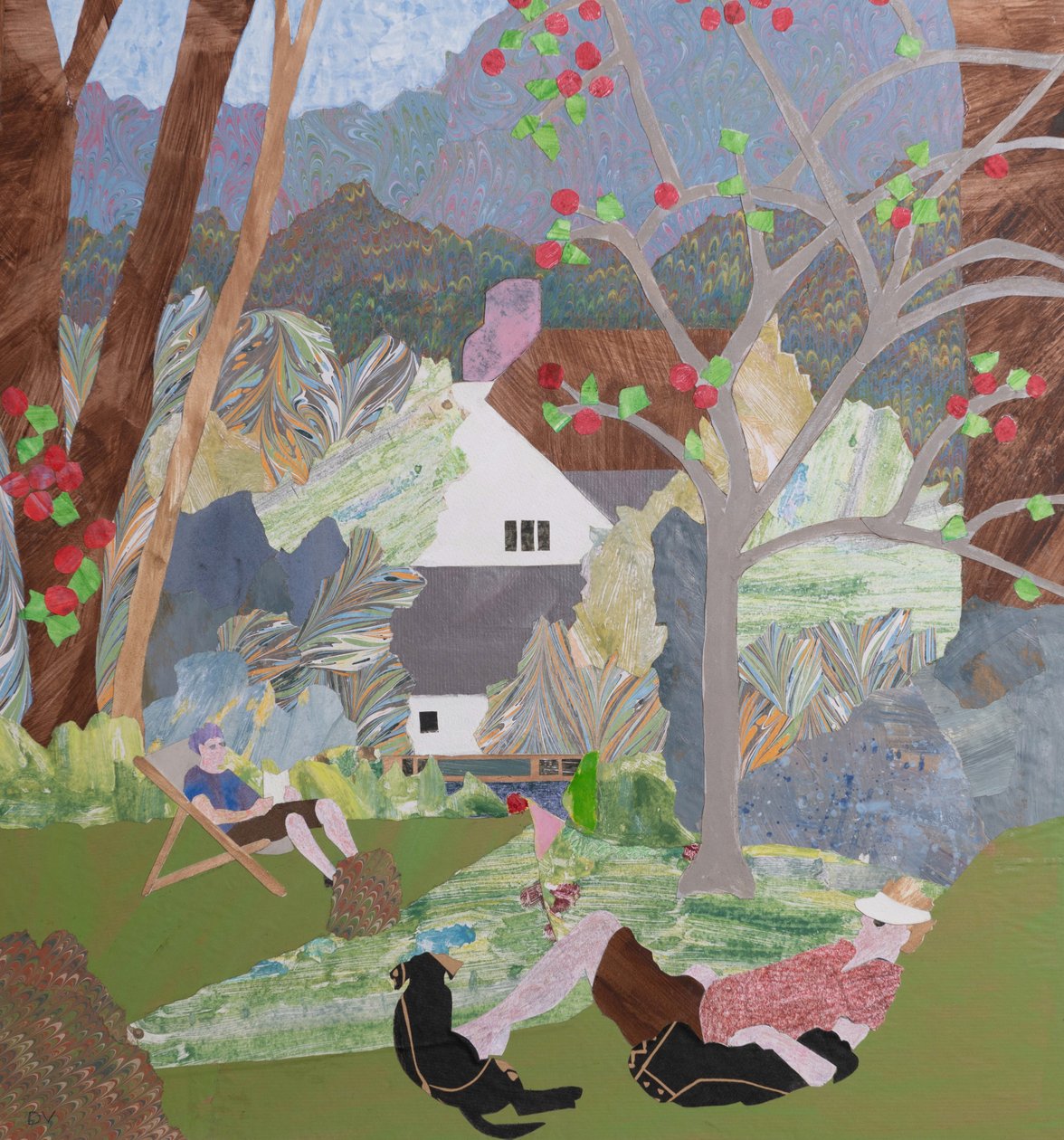 Eylül tatili (kolaj) by Dione Verulam