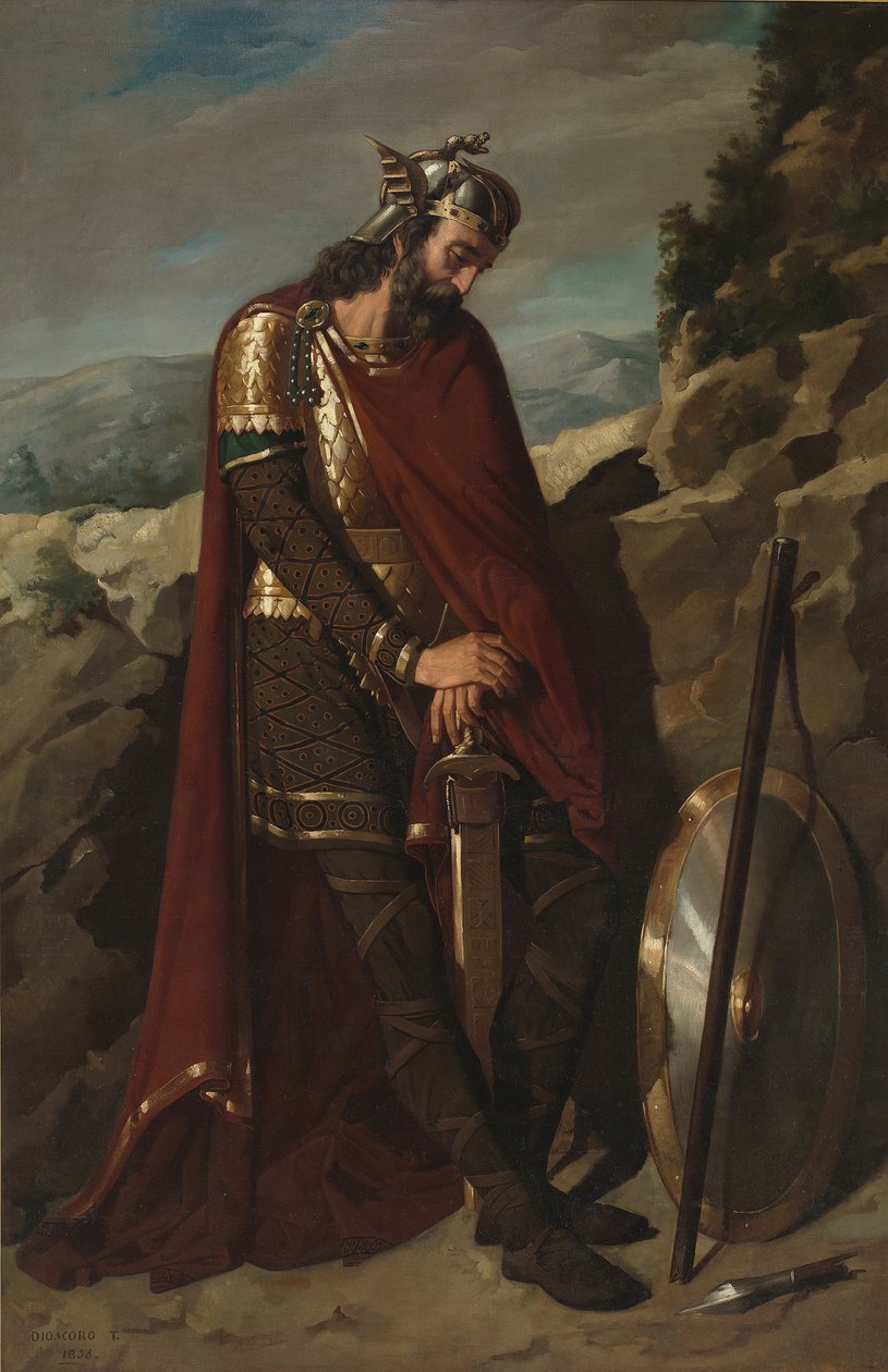 Agila I, Vizigot Kralı, 1856 by Dioscoro Teofilo Puebla Tolin