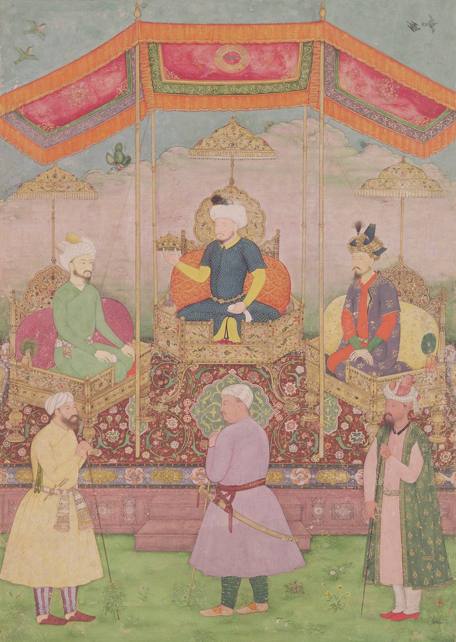 Babür İmparatoru Babur ve oğlu Humayan, Rajasthan