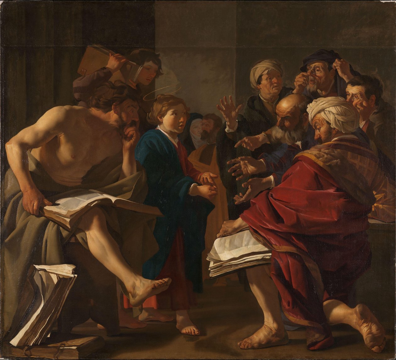 Doktorlar Arasında Mesih by Dirck Baburen van