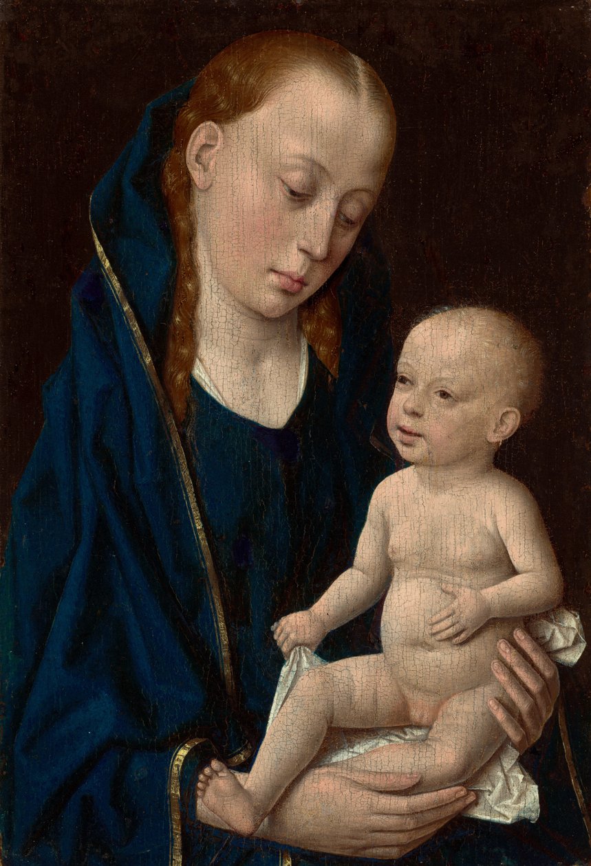 madonna ve çocuk by Dirck Bouts