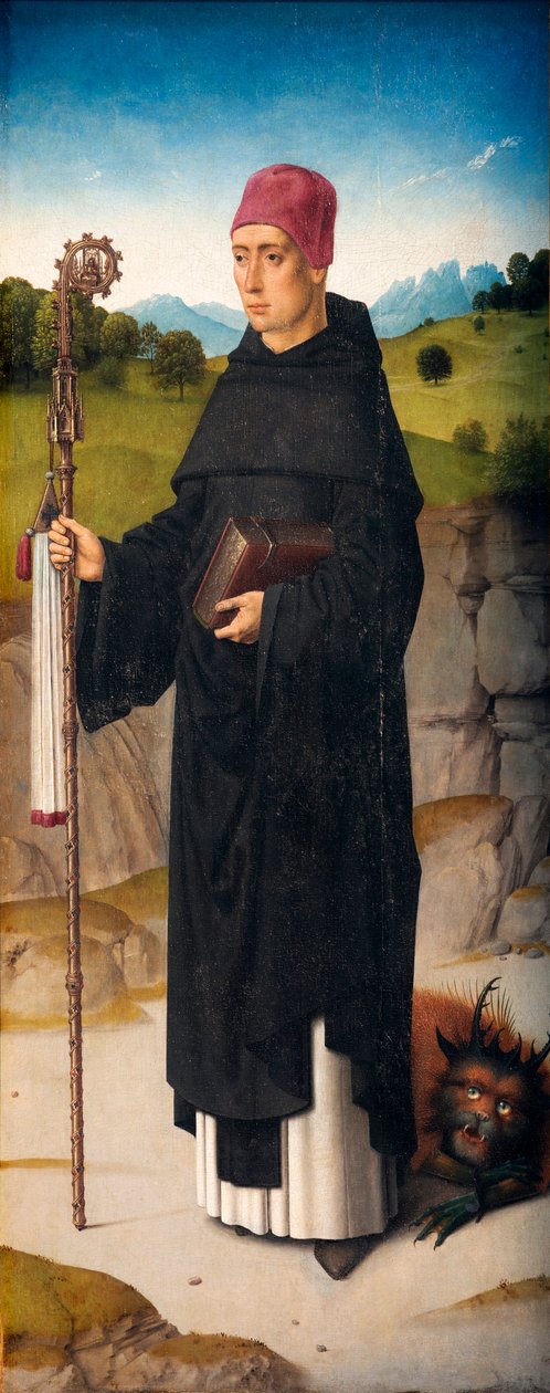 Bölge kilisesi (Parochiekerk Sint-Pieter). Tablo. Dirk Maçları. Aziz Erasmus