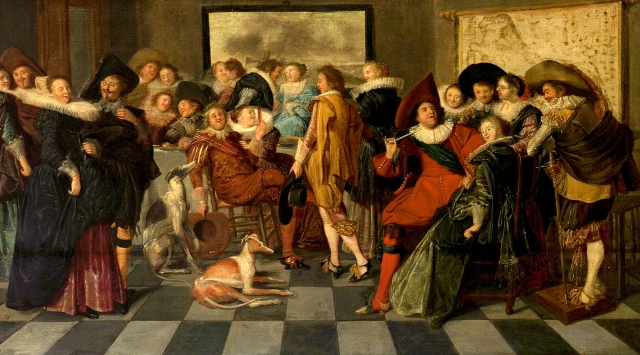 Bir Hollanda Partisi, c.1620 by Dirck Hals