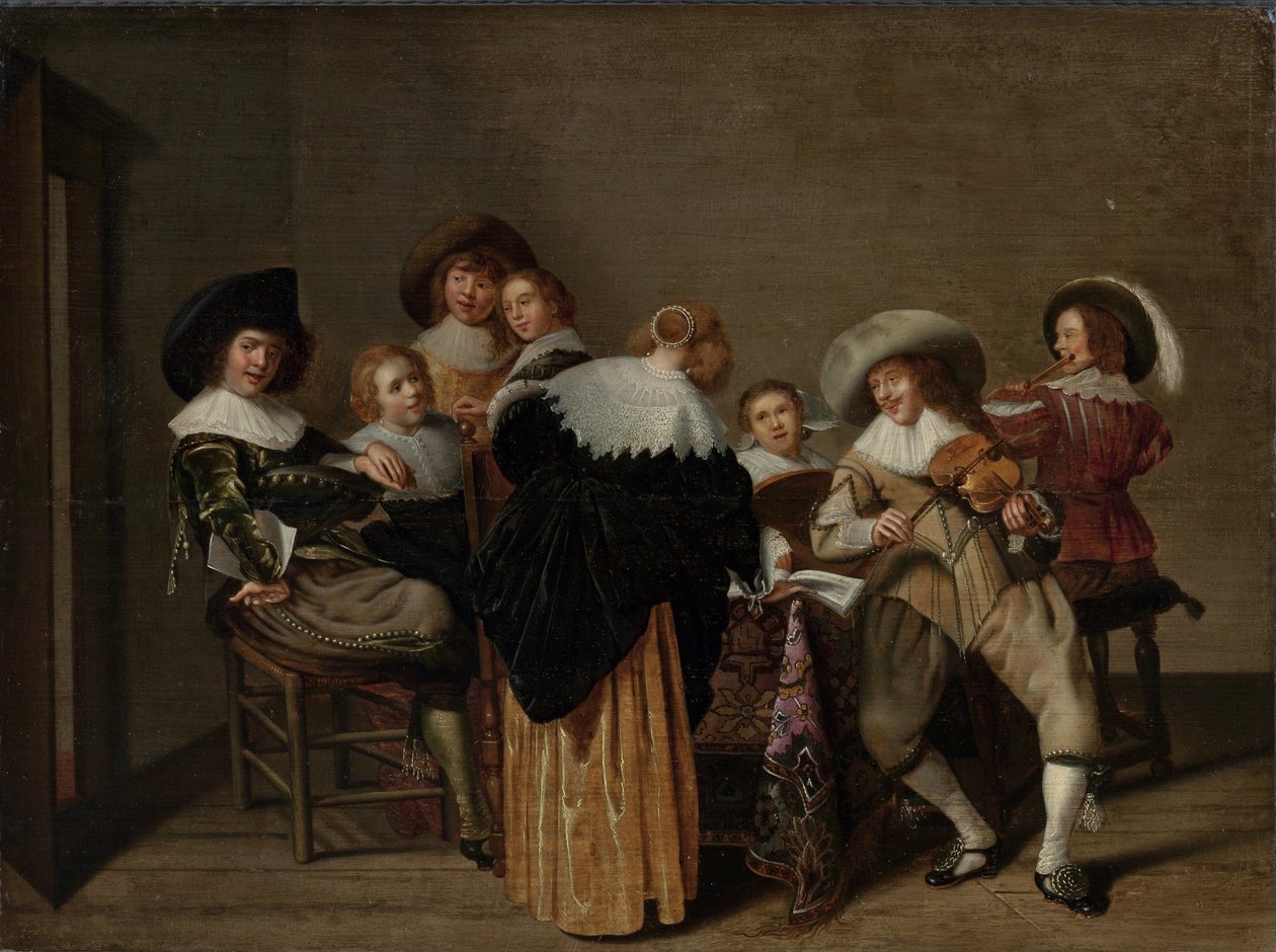 Müzikli Parti by Dirck Hals