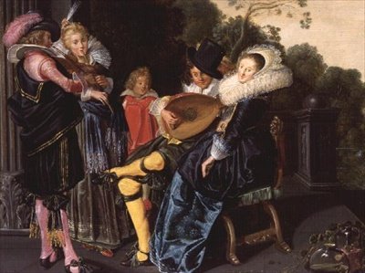 Süs Gölü Kenarında Müzik Yapan Zarif Bir Parti, 1621 by Dirck Hals