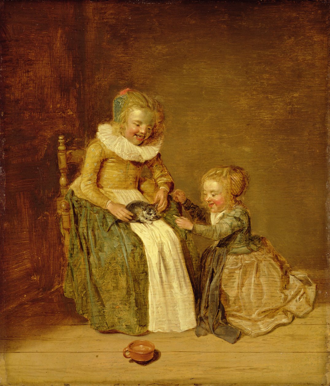 Kedili Çocuklar, 1631 by Dirck Hals