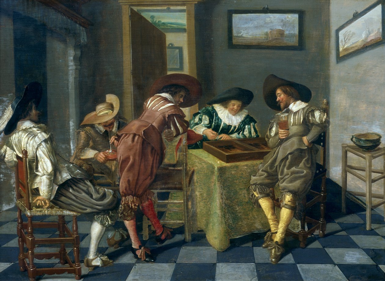 Tavla Oyunu by Dirck Hals