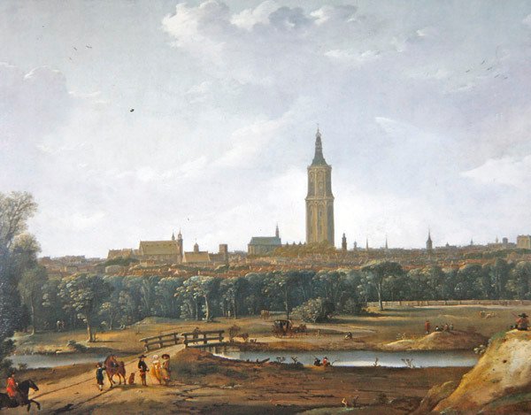 Lahey manzarası (tuval üzerine yağlı boya) by Dirck Verhaert