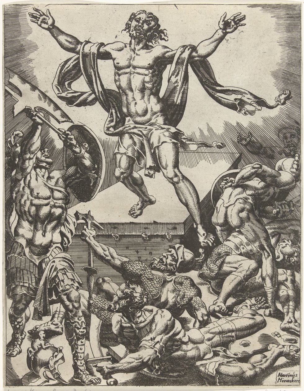 Mesih'in Yaşamı ve Tutkusu aracılığıyla İsa'nın Düşüşü ve İnsanlığın Kefareti (dizi başlığı) by Dirck Volckertsz. Coornhert (attributed to)
