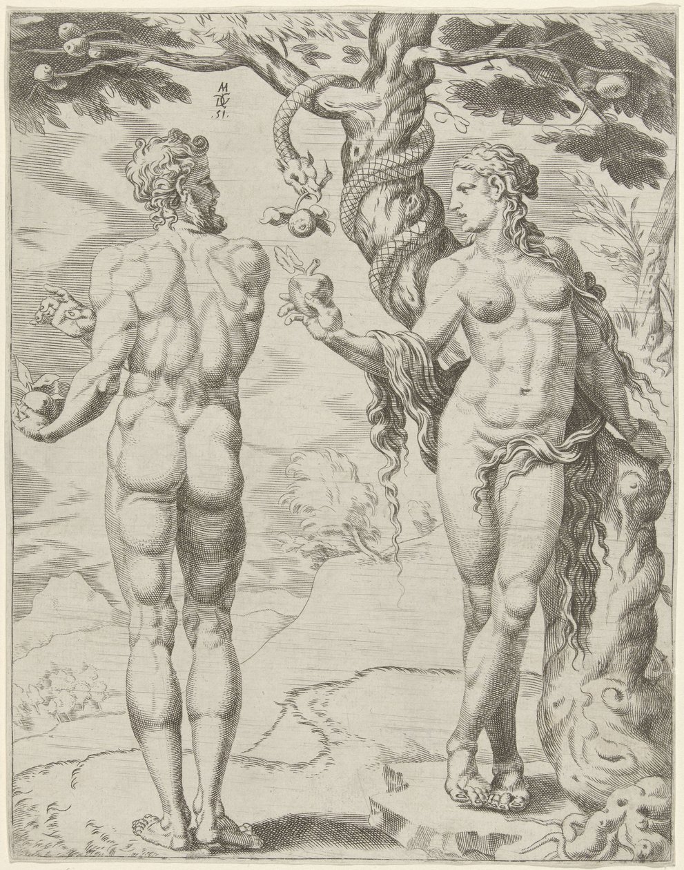 Adem ve Havva Kadın Listeleri (dizi adı) by Dirck Volckertsz. Coornhert