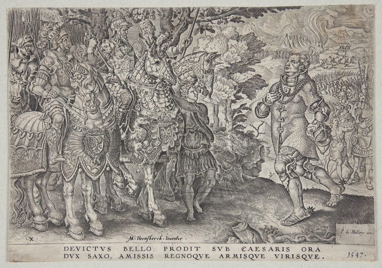 Mühlberg savaşından sonra Saksonya Seçmeni John Frederick