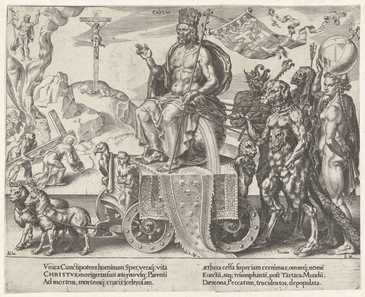 Triumph of Christ Sabrın Zaferi (dizi başlığı) Patientiae Trivmphvs (dizi başlığı) by Dirck Volckertsz. Coornhert