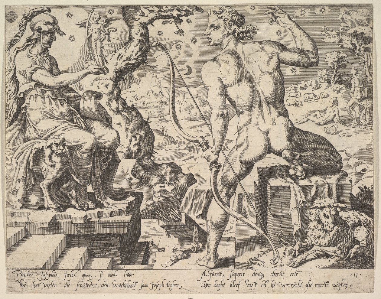 Joseph, On İki Patrik dizisinden, 1550. by Dirck Volkertsen Coornhert