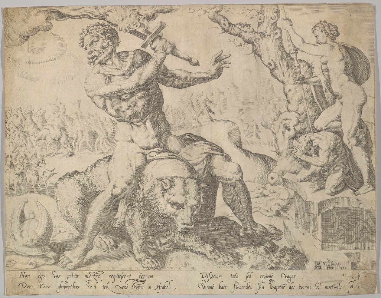 Levi, On İki Patrik dizisinden, 1550. by Dirck Volkertsen Coornhert