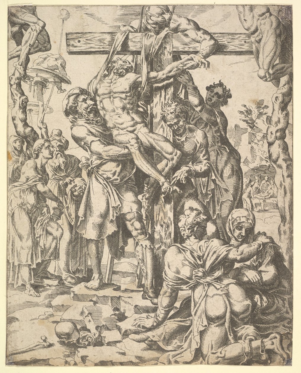 Haçtan İniş, İnsanlığın Düşüşünden ve Kurtuluşundan Yaşam ve Baba Yoluyla..., 1548. by Dirck Volkertsen Coornhert
