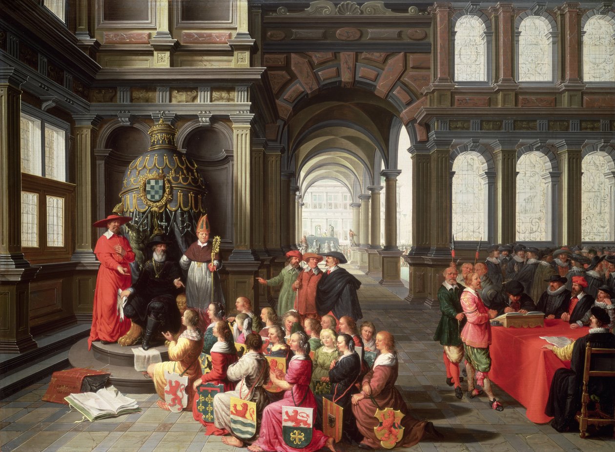 Alba Dükü Altında Hollandalıların Zulümünün Alegorisi by Dirck van Delen