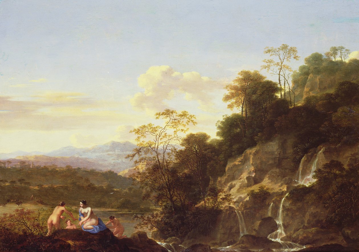 Perilerle Peyzaj by Dirck van der Lisse