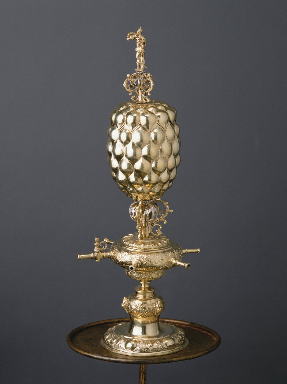 Parsel yaldızlı hileli bardak, c.1630 by Dirich Utermarke