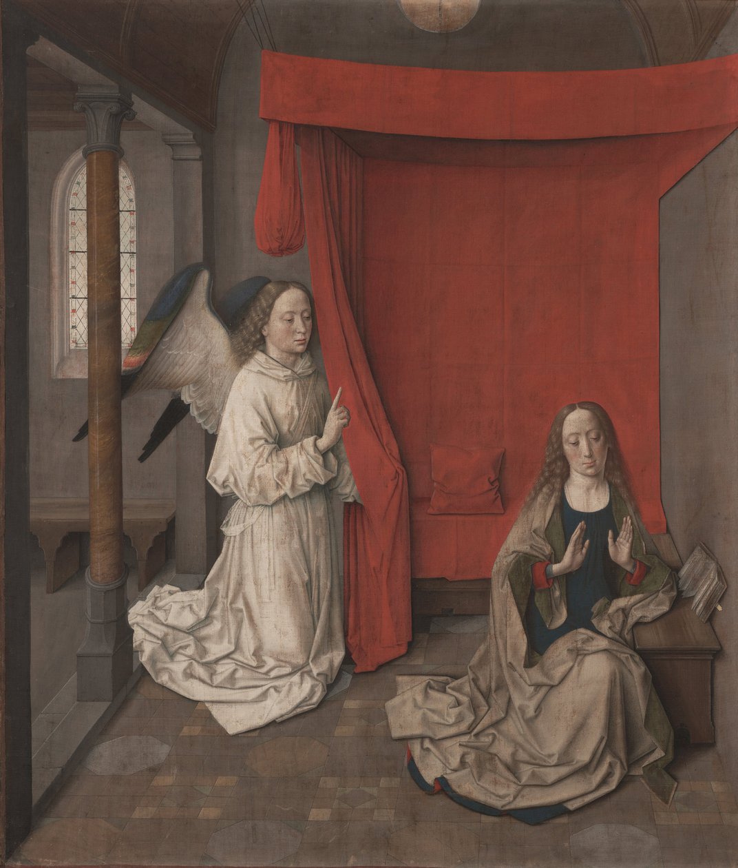 Müjde, yaklaşık 1455 by Dirk Bouts