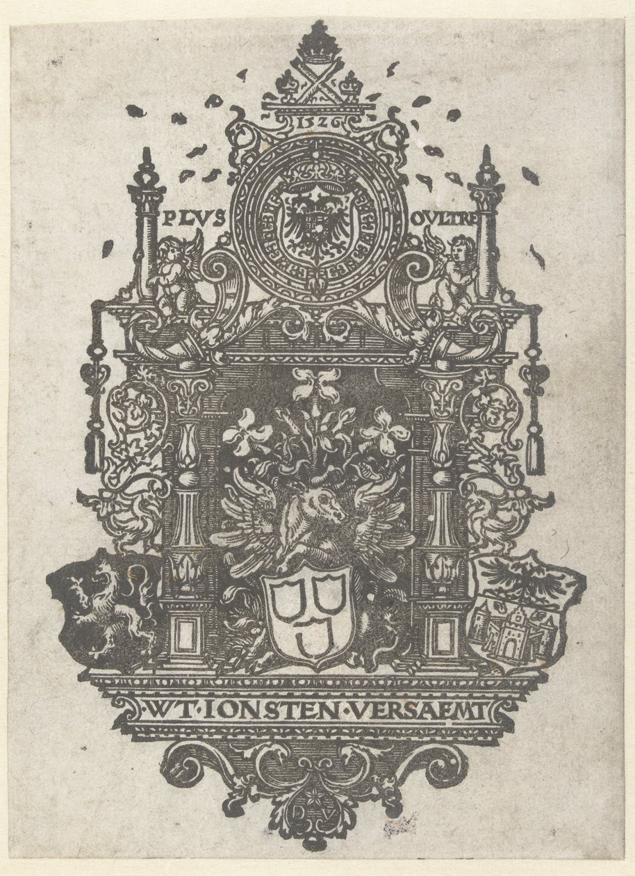 Antwerp Saint Luke Loncası arması, 1526 by Dirk Jacobsz Vellert