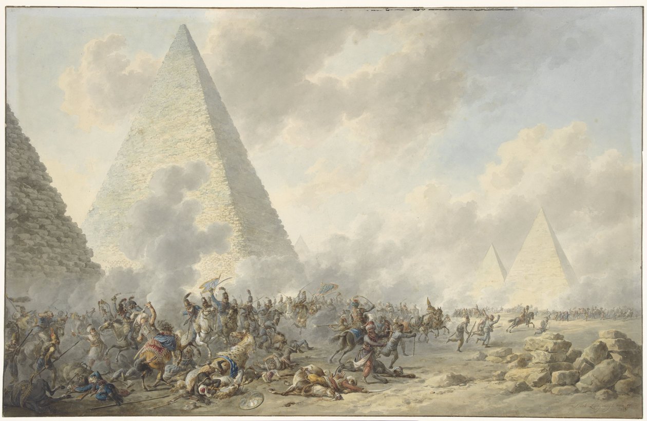 Piramitlerin Savaşı Piramitlerin Savaşı, 21 Temmuz 1798 by Dirk Langendijk