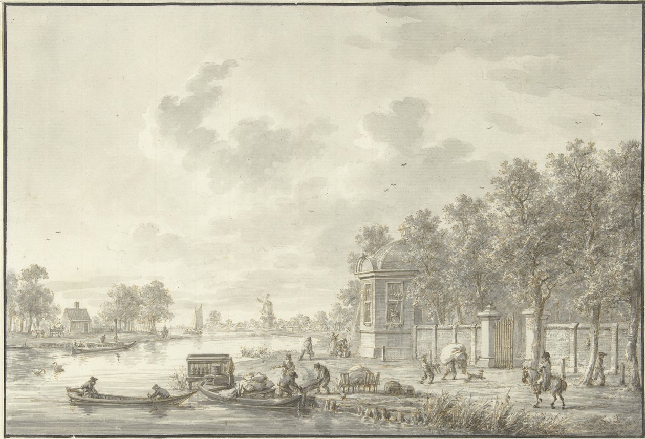 Spaarne ile yüz yüze by Dirk Langendijk