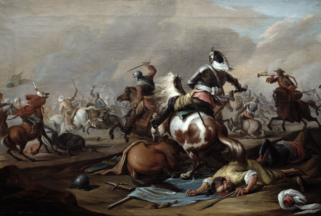 Süvarilerin Çatışması, 1770 by Dirk Langendyk