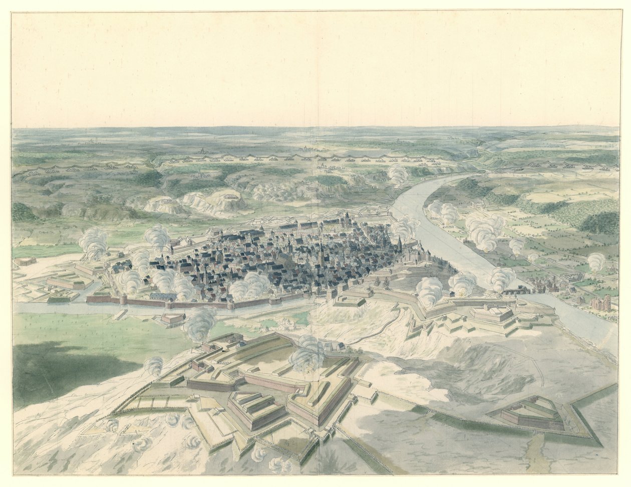 1695 Kuşatması sırasında Batı