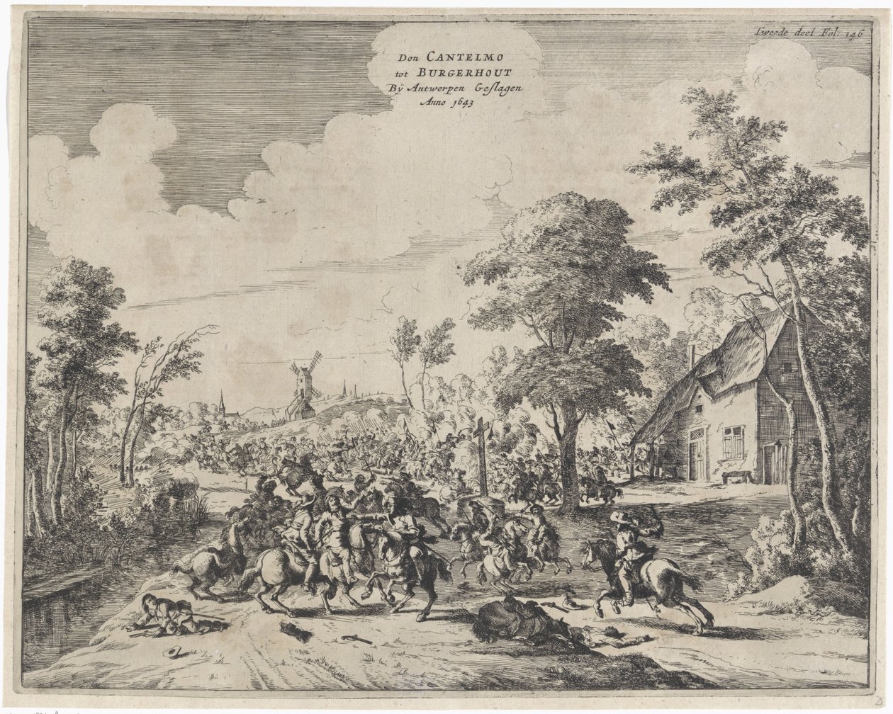 Don Cantelmo yönetimindeki İspanyollar, 1643 Borgerhout