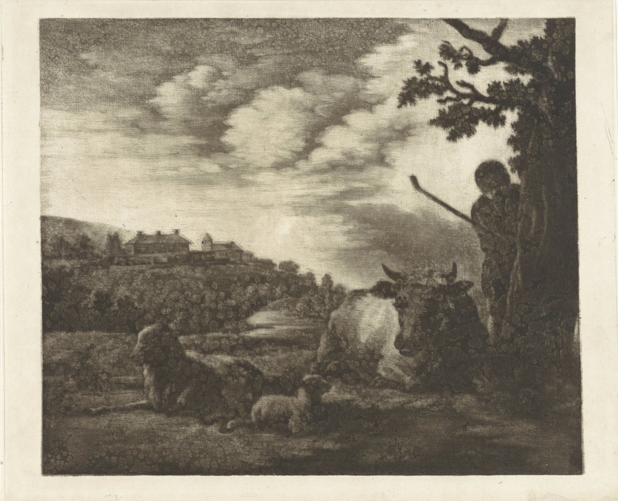 Bir Çoban ile Manzara by Dirk van der Toorn