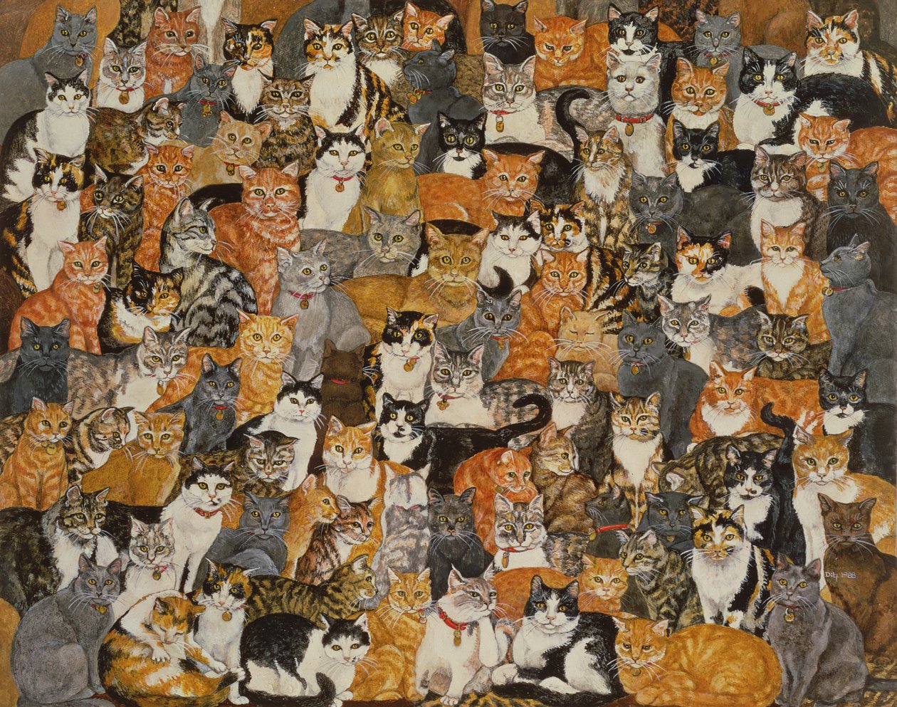 Çift Kedi Yayılımı by Ditz